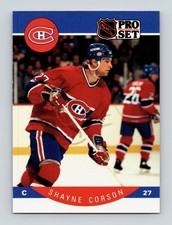  1990 Shayne Corson Canadiens 148 Pro Set Hockey Sports Trading Card 