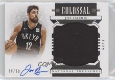 2019 Panini National Treasures Colossal Material Prime 66/25 Joe Harris Auto ib1