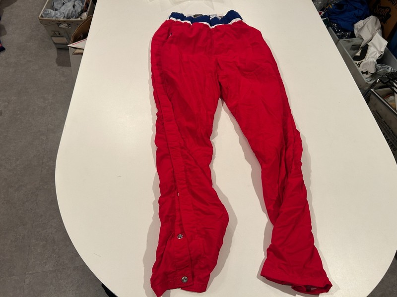 orig 1996-97 TIM LEGLER WASHINGTON BULLETS game worn NBA BASKETBALL WARMUP PANTS