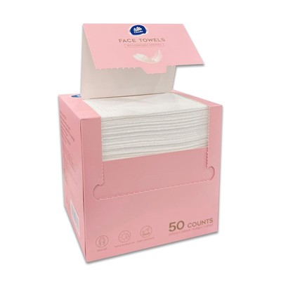 Vinda Ultra   Soft Disposable Face Towels   Extra 50 Count (Pack of 1) 