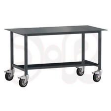 SCAPP Schwei&szlig;tisch BASIC mit 5 mm Stahlplatte, 1500 x 700 x 858 mm, fahrbar