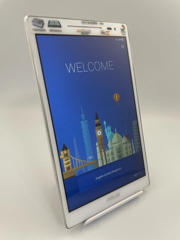 Asus Zenpad 8.0 Z380M P00A White Wi-Fi 8GB 5MP 1GB Ram Cheap Android Tablet - Image 4 of 4