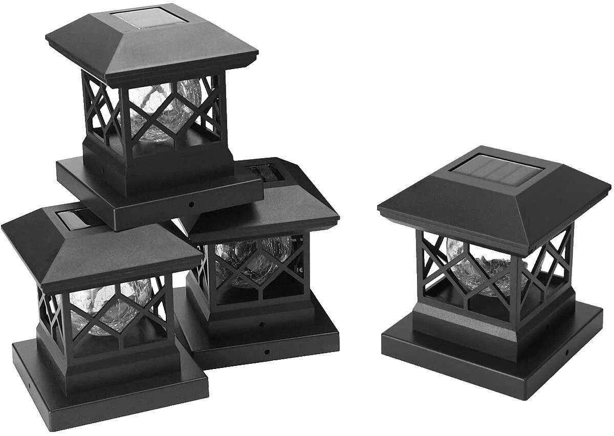 Wooden Solar Post Lights Lights