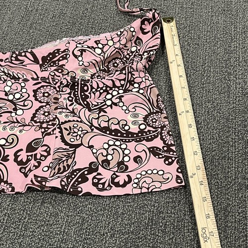 Newport News Womens Swimsuit Top Size 12 Halter Floral Paisley Blended Fabric - Picture 7 of 7