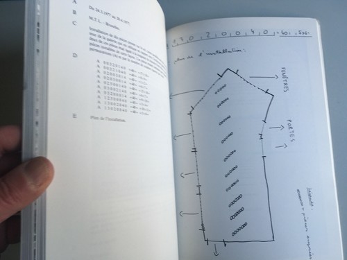 André CADERE Histoire d'un travail Livre d'artiste artist's book 1982 1st ed - Picture 10 of 12