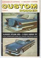 Custom Rodder Magazine ~ November 1959 ~ Classiest Styling Idea