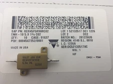 RER45F5R90RC02 – Vishay, 5.9 OHMS 10 WATTS 1%, Wirewound Resistor, Chassis Mount