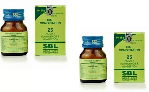SBL Bio-Combination 25 Relief for Acidity, Flatulence Fast Shipping 2 PACKS - Picture 1 of 4
