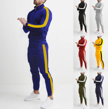 New Men Active Tracksuits Sports Jogging Suits Sets Athletic Running Sweatsuits