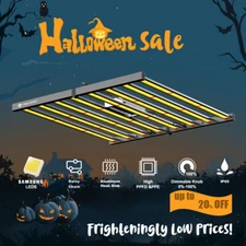 PHLIZON 640W LED Grow Light Full Spectrum Dimmable for Plant for 6x6 Grow Tent