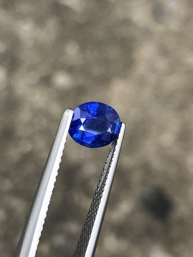 1.18 Cts Superb Blue 100% Natural Sapphire Normal Heated Sri Lanka Gem - Bild 5 von 6