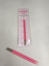 LYKKE BLUSH 5" interchangeable wooden needle tips