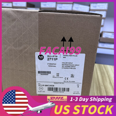 2711P-B6C20D8 New AB Ser B Rev A PanelView Plus 600 2711P-B6C20D8 Free Shipping