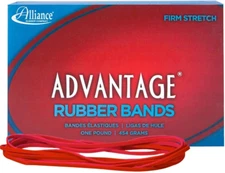 Alliance Rubber 97405 Advantage Rubber Bands Size #117B, 1 lb Box Contains Appro