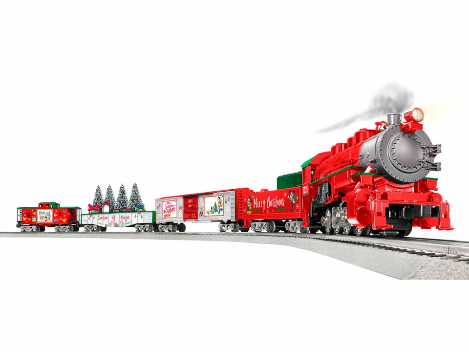 LIONEL DISNEY MICKEY'S CHRISTMAS EXPRESS O GAUGE LIONCHIEF TRAIN SET W/BLUETOOTH - Image 2 of 2