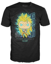 Camiseta Funko Pop DRAGON BALL Z SUPER SAIYAN 3 GOKU GameStop Exclusiva Talla Mediana