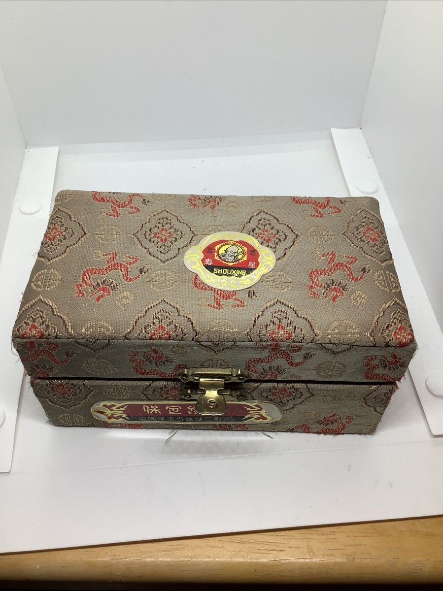 風鈴 CHINESE IRON BALL Vintage Shou Xing Chinese Iron Balls In Case Baoding Balls With