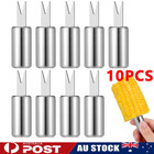 <!--F#f_0-->10pcs Stainless Steel Corn On The Cob Holder BBQ Skewer Kitchen Fork Prongs<!--F/-->