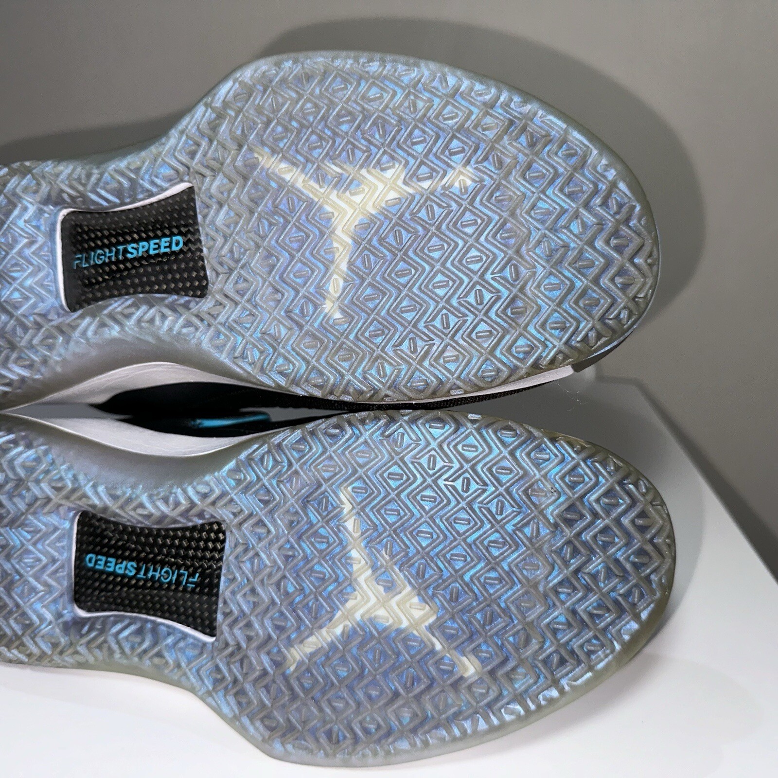 Near New NIKE Air Jordan XXXII 32 Black Teal Sneakers Size US 14 #36621 thumbnail 14