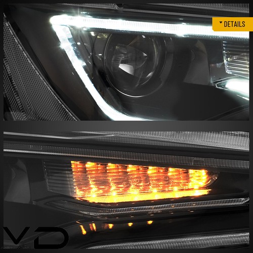 VLAND LED Head Lights For Mitsubishi Lancer CJ CF EVO 2008-2017 w/Red Demon Eyes - Picture 14 of 17