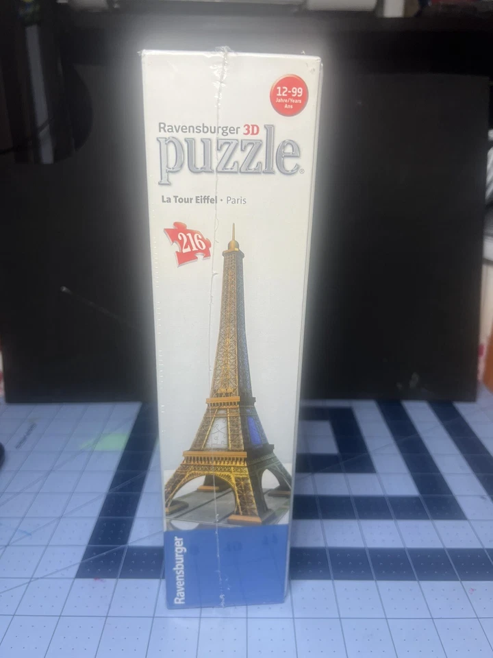RAVENSBURGER EIFFEL TOWER 216 PC 3D JIGSAW PUZZLE ~FACTORY SEALED~ - Image 3 of 4