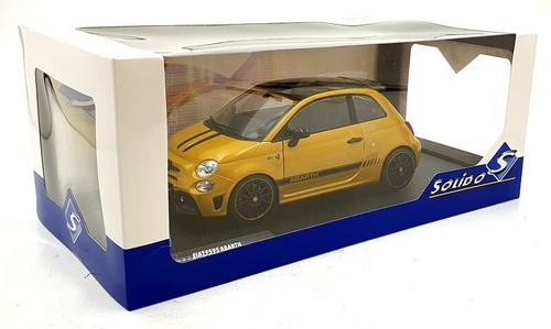 Fiat F595 Abarth 2024 Solido escala 1/18 S1811306 - Met. Amarillo - Imagen 5 de 5