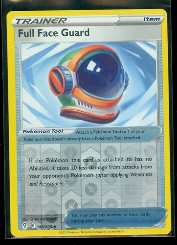 Pokemon FULL FACE GUARD 148/203 Evolving Skies - Rev Holo - MINT