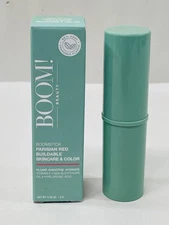 BOOM! by Cindy Joseph Boomstick PARISIAN RED Buildable Skincare & Color .28 oz