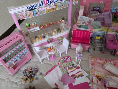 Licca-Chan Doll Set House Store Thirty One Closet Vending Machine