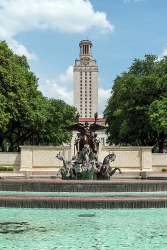 Photo:Austin Texas Littlefield Fountain UT Tower 2014 University of Texas