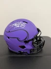 Adrian Peterson Signed Vikings Rave Speed Authentic F/S Helmet Beckett Wit