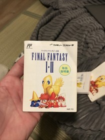 Final Fantasy 1 & 2 1994 Game Box Manual Strategy Guide Famicom Japan Squaresoft