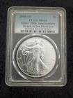 2016 S $1 American Silver Eagle MS69 30th Anniversary One Troy Ounce
