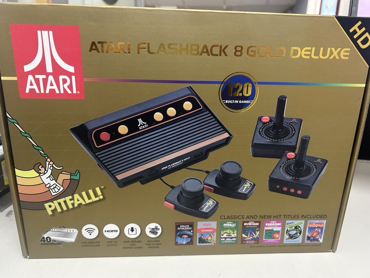 家庭用ゲーム機本体 ATARI FLASHBACK 8 GOLD DELUXE Amazon