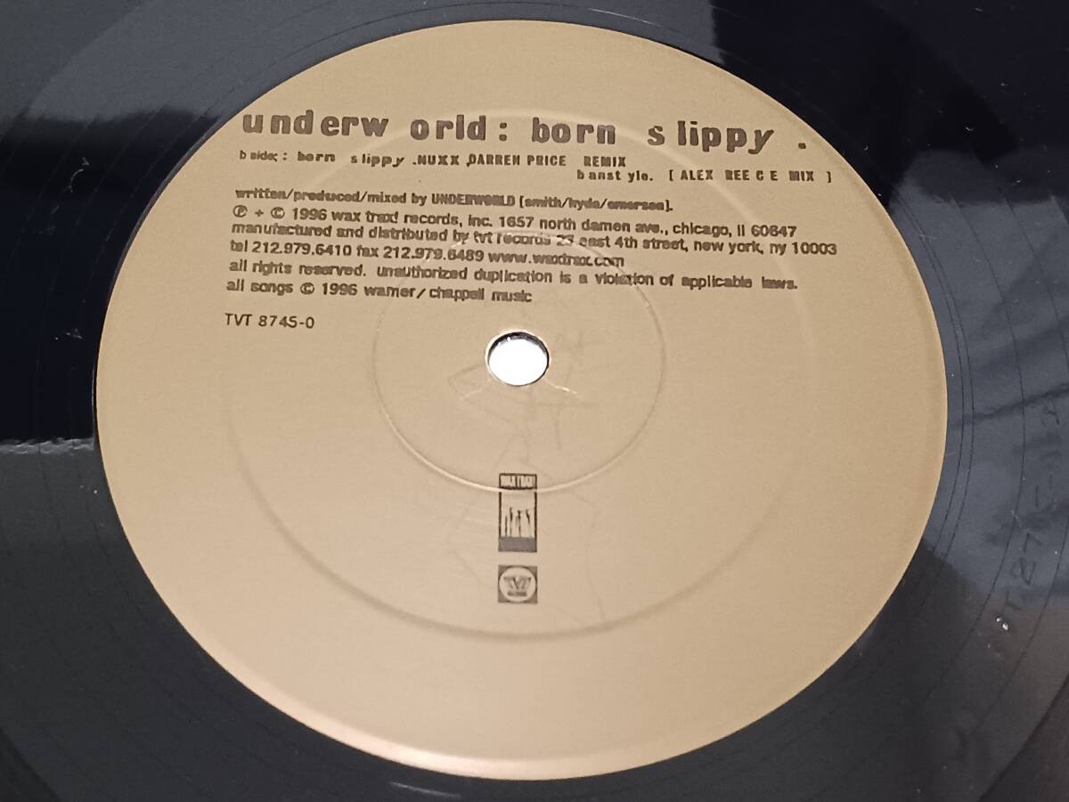 under world born slippy 1996 masterpiece used underworld NUXX rare