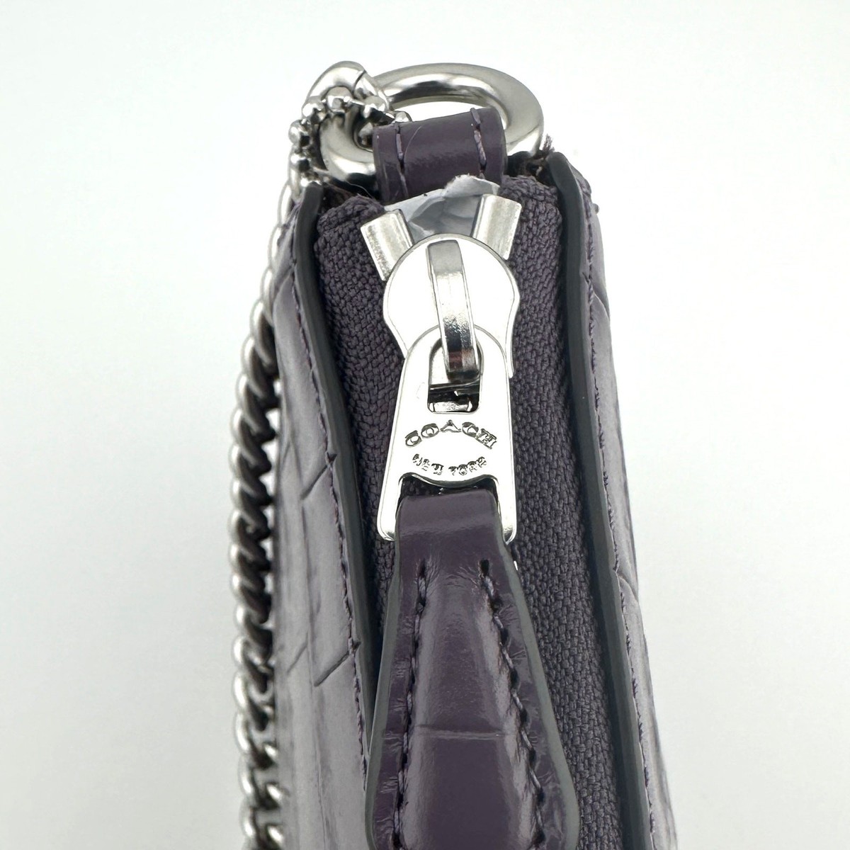 Coach Nolita 19 in Amethyst Purple Crocodile Leather CN382 | eBay