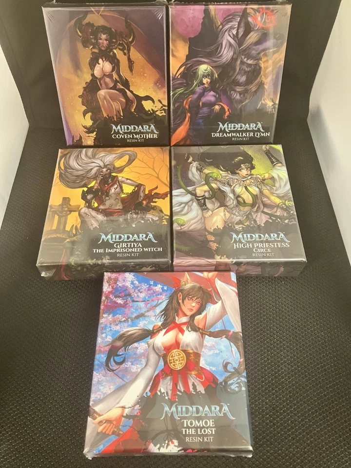 Middara: Uninentional Malum Cross-Promotion Resin Kit 10 Packs NEW SEALED PoP - Image 4 of 4