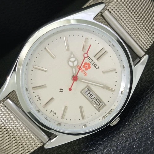 AUTOMATIC VINTAGE REFURBISHED SEIKO EXPO 70 6309A JAPAN MENS WATCH a441864-1