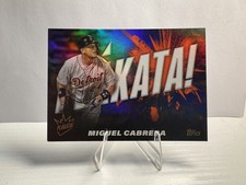 2025 Topps Series 2 Miguel Cabrera Plakata #PLAK-49 SSP Detroit Tigers
