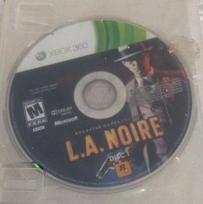 L.A. Noire  - Xbox 360 Disc 1 Replacment Game Only!
