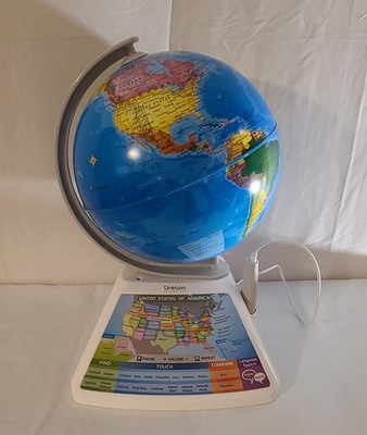 Oregon Scientific Smart Globe Find/ Touch/ Compare  SG268R Tested/Working 