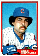 Willie Hernandez 1981 Topps #238 Chicago Cubs