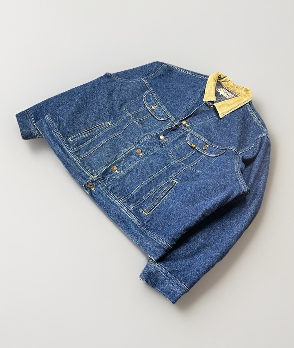 VTG 70s 80s XXL Lee Storm Rider Blanket Lined Denim Jacket