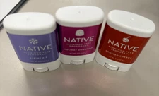 Limited Edition Holiday Native Deodorant 3 pack Brand New Unopened