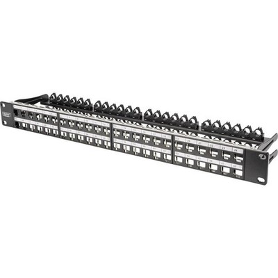 Digitus DN-91424 48 Port Netzwerk-Patchpanel 483 mm (19) 1 HE Unbestückt