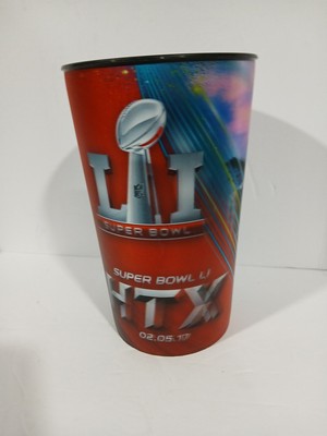 2017 Super Bowl LI in Houston 32 Oz Plastic Cup Souvenir Patriots Vs Falcons