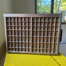 Vintage Ludlow Letterpress Tray Printers Tray #144