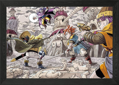 Chrono Trigger gerahmtes Wandbild Poster Leinwanddruck Bild