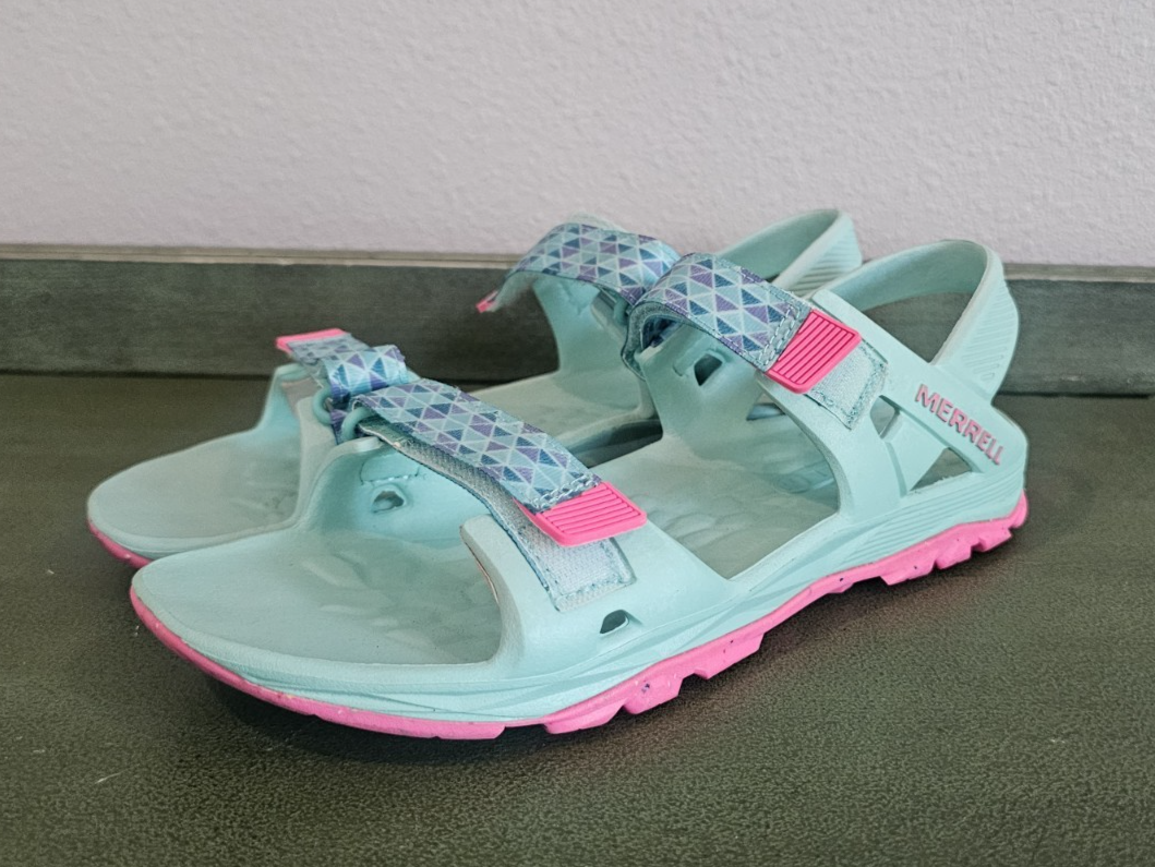 Sandali Merrell ragazza donna Hydro Drift rosa come nuovi acqua estivi 7 US 38 EUR