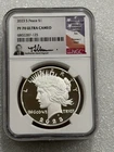 2023 S PEACE SILVER DOLLAR NGC PF 70 ~~ PRISTINE SPECIMEN ~~ THOMAS URAM SIG